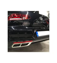 Volkswagen Passat Vw Passat B8,5 Uyumlu Difüzör Set Krom 3 Prç. Çiftli 2019