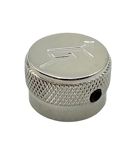 Gretsch 0062700000 Electromatic Collection G Logo Kontrol Düğmesi (Krom)  Gretsch G Logolu Orijinal Yedek Parça Düğme