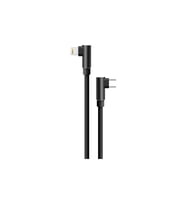 3 Metre iPhone Lightning Şarj Kablosu 30W USB-C Lightning Data ve Hızlı Şarj Kablosu (Siyah)