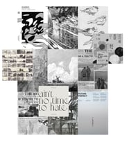 Orora Monochrome Siyah-Beyaz B-W Poster Duvar Kağıdı Seti-12li-230g-A5