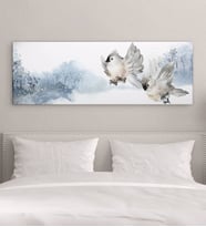 BK Gift Yatak Odası Konseptli Panorama Kanvas Tablo 100x35cm-14