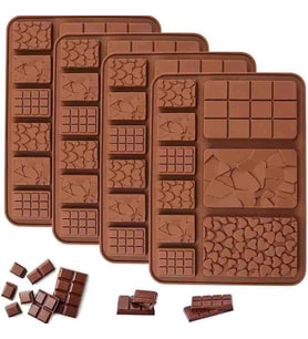 Çikolata Kalıbı - Silikon - Karışık Tablet
