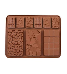 Çikolata Kalıbı - Silikon - Karışık Tablet