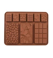 Çikolata Kalıbı - Silikon - Karışık Tablet