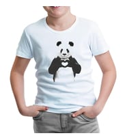 Panda - All u Need Beyaz Çocuk Tshirt