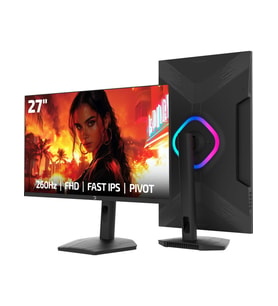 GamePower Lunis L60 27'' 260Hz 0.5ms FHD IPS Pivot Gaming Monitör (Sıfır Ölü Piksel Garantili)