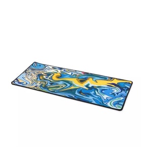 Onezero Zr911 Mouse Pad 300x700mm Tekno Halka Desenli Mavi Sarı