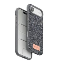 Onegif Apple İphone 17 Air Bright Simli Kapak - Gümüş