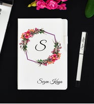 Arkadaşına Hediye Kişiye Özel Defter ve Roller Kalem Hediye Seti