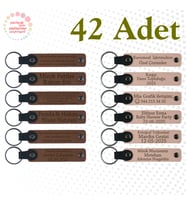 A Kahve & Pudra, Satranç Kampı Katılımcılarına Hatıra, 42’li Set, Kişisel Yazılı Hatıra Anahtarlık