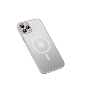 Apple iPhone 12 Pro Uyumlu Kılıf Zore Mokka Wireless Kapak (Rose Gold Altın)