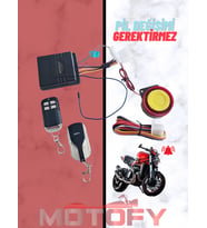 MOTOSİKLET ALARMI UZAKTAN ÇALIŞTIRMA ÖZELLİKLİ 125 dB YÜKSEK SESLİ (PİL DEĞİŞİMİ GEREKTİRMEZ)