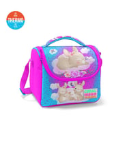 Coral High Kids Mavi Pembe Tavşan Desenli Thermo Beslenme Çantası 11736