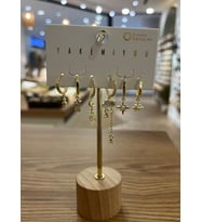 Yakemiyou Bulut Altılı Küpe