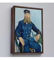 Çerçeveli Vincent van Gogh – Postacı Joseph Roulin’in Portresi Tablo (Altın)