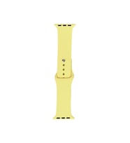 Lexroo Watch Ultra 49mm Band Serisi Klasik Kordon Silikon Strap Kayış - Açık Sarı
