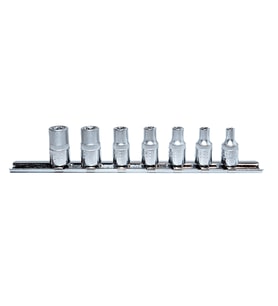 7 Parça 1/4inç CR-V E Tipi Torx Lokma Seti