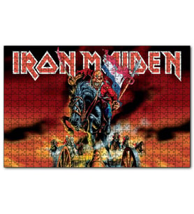 Cakapuzzle Iron Maiden Savaşan Yaratıklar  Puzzle Yapboz MDF (Ahşap) (120 Parça)