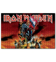 Cakapuzzle Iron Maiden Savaşan Yaratıklar  Puzzle Yapboz MDF (Ahşap) (120 Parça)