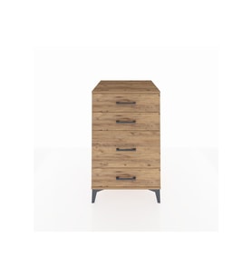 Kronos Komodin 4 Çekmeceli 60x59x96 Çam-Çam