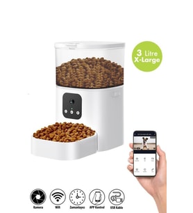 Kiwi KPF-10570 Kameralı Akıllı Hayvan Besleyeci