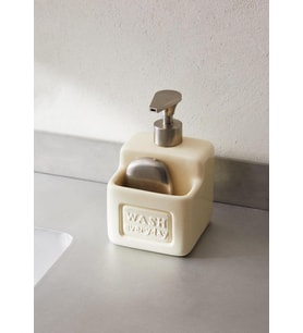 Ashton Beige Porselen Sıvı Sabunluk 500 ml