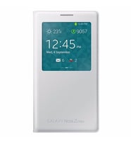 Galaxy Note 3 Neo N7500 ile Uyumlu S View Cover Kılıf Beyaz EF-CN750BWEGWW