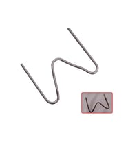 Schulzz 100 Adet 0.8mm M Harfi Zımba Teli Kaynak Tamir Makinesi Için (Gümüş Gri)