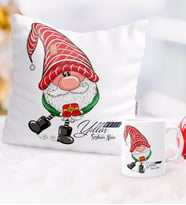 BK Gift Kişiye Özel Yılbaşı Mutlu Yıllar Tasarımlı Yastık Kupa Seti - 11