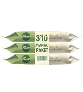 ŞeyliŞeyler - Sleepy Doğal Organik Temizlik Cep Mendili 3’lü Avantaj Paketi (3 Paket x 15 Yaprak – Toplam 45 Yaprak)