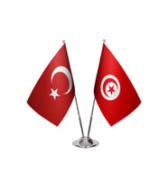 Tunus İkili Masa Bayrağı