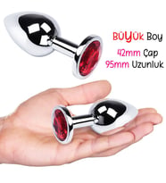 Do it Love - Çelik  Plug Tıkaç - 9,5cm Uzunluk - 42mm Çap - Büyük Boy - Large (STD)