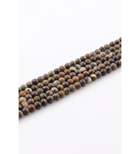 Green Opal Doğal Taş Dizi 6 mm Küre Kesim