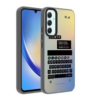 Galaxy A24 Kılıf Desenli Zore Dragon Sert Kılıf Klavye