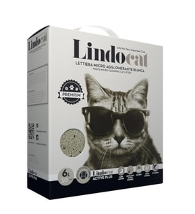 Lindo Cat Active Carbon Kutu Taneli Kedi Kumu 6 Lt (Beyaz)