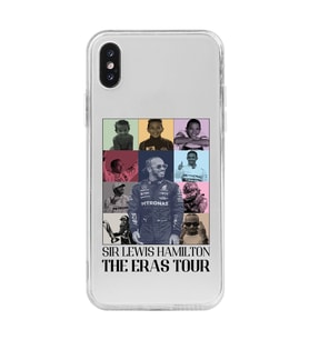 Iphone X ve XS Uyumlu Lewis Hamilton Tasarımlı Şeffaf Telefon Kılıfı