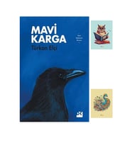 Mavi Karga - Türkan Elçi -  Doğan Kitap - Not Defter Seti - 9786258344752 (Renksiz)