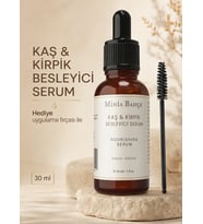 Minia Bahçe Kaş ve Kirpik Bakım Serumu – 30 ml Fırça Hediyeli Bitkisel Yağ Bakımı
