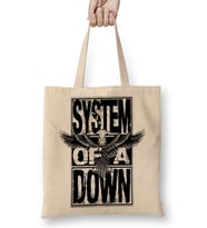 System of a Down Bez Çanta Uzun Saplı