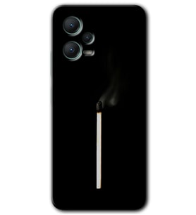 Redmi Note 12 5G Kılıf HD Desen Baskılı Kılıf - Sönmüş Kibrit