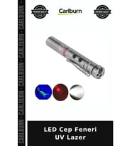 LED Cep Feneri UV Lazer Aydınlatma Aracı Pratik Lamba Araç Gereç