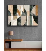 Koç stüdyo Modern tasarım kanvas tablo 50x70 (Çok Renkli)