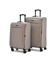 Fossil Ultra Light Vizon 2'li Valiz Seti Büyük ve Orta Boy  – 360° 8 Tekerlekli, Hafif & Geniş İç Hacim
