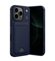 iPhone 17 Pro Kelvin Kartvizitli Silikon - Lacivert