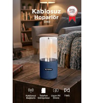 Torima Bluetooth Hoparlör Manyetik Işıklı TWS 5.3 Speaker D40 Lacivert