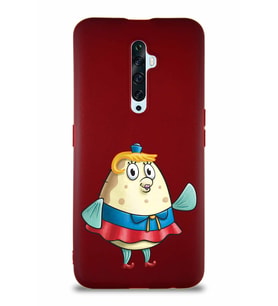 Oppo Reno 2Z Soft Premier Kapak Bayan Puff Tasarımlı Silikon Kılıf - Mürdüm (Şeffaf)