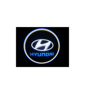 Mesafe Sensörlü Pilli Yapıştırmalı Kapı Altı Led Logo Hyundai