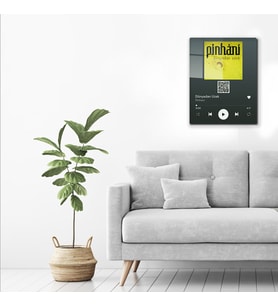 DECORITA Youtube Barkodlu Cam Tablo Pinhani - Dünyadan Uzak 30cm x 40cm