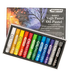 Bigpoint Artists's Yağlı(Oil) Pastel Boya 12 Renk