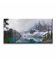Kış Manzara Panoramik Kanvas Tablo PNRK119